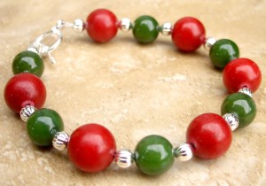 Holly Berry Quartz Bracelet