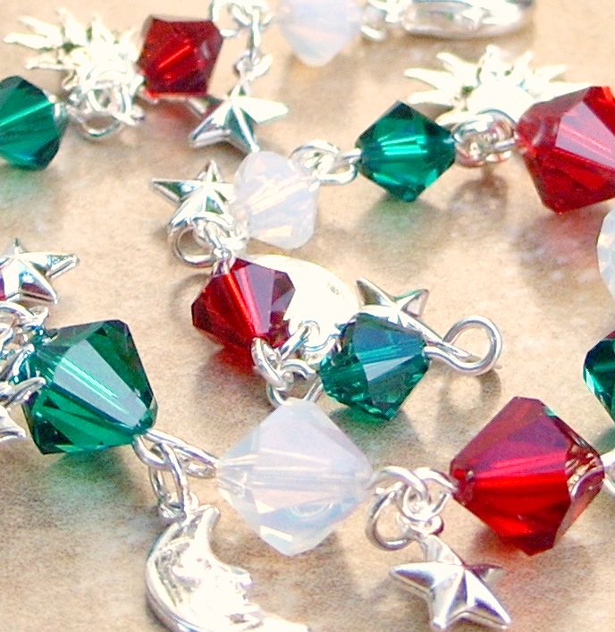 Twinkly Crystal Holiday Bracelet