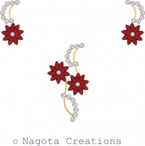 Pendant Set with Yellow Gold , White Gold , Ruby and Diamonds