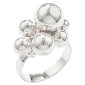 Sterling Silver Baubles Ring by Silver Supermarket